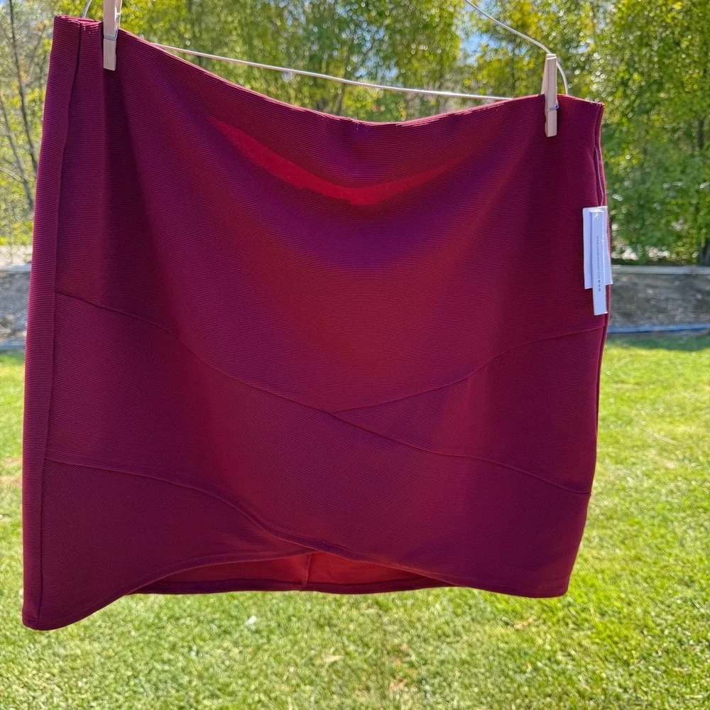 Joe B. Burgundy Mini Skirt #150